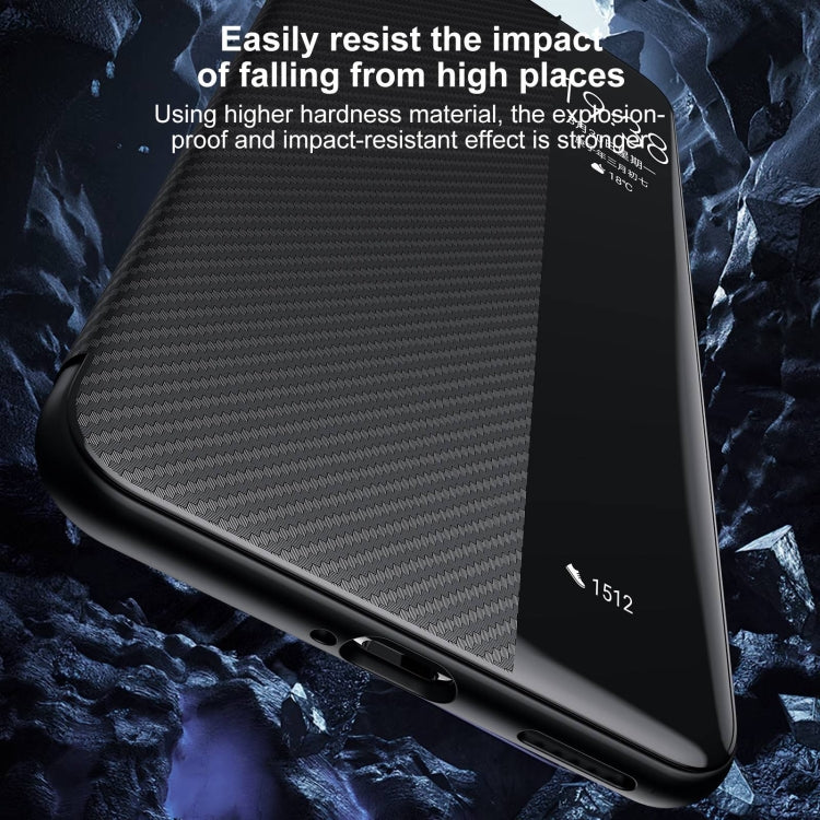 For Huawei Mate 60 RS Ultimate SULADA Kevlar 600D Texture Smart Window Leather Phone Case(Purple) by SULADA