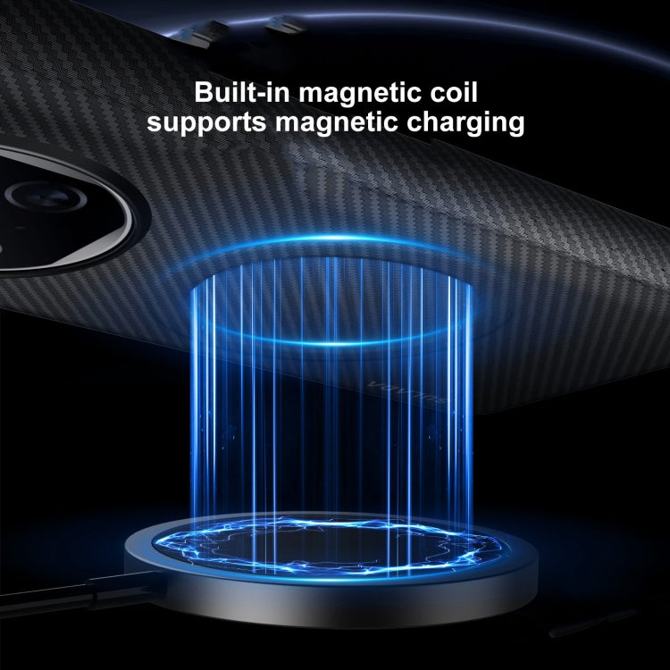 For Huawei Mate X3 SULADA Kevlar 600D Texture Smart Window Leather Phone Case(Blue) by SULADA