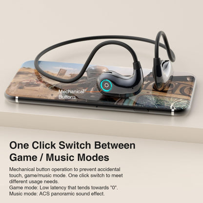 Hileo HI76 Sport Air Conduction Bluetooth Noise Reduction Headphones(White) by Hileo