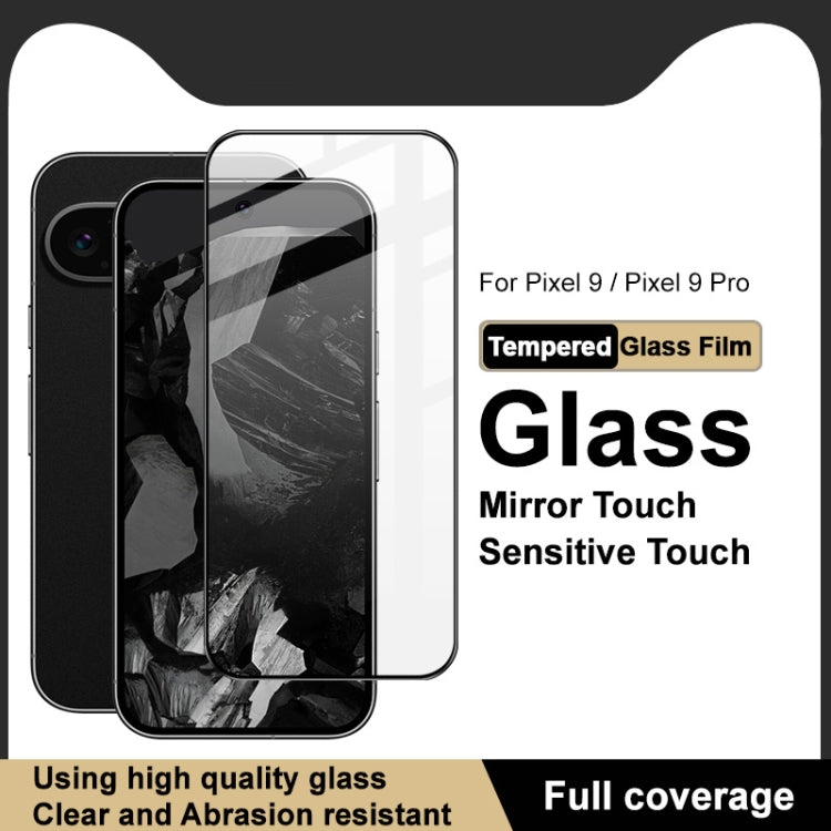 For Google Pixel 9 / Pixel 9 Pro imak 9H Pro+ Series Surface Hardness Full Screen Tempered Glass Film by imak