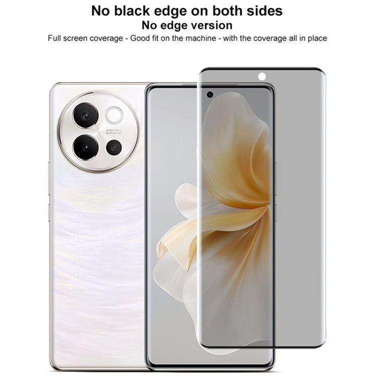 For vivo V40 Lite imak No Edge Version 3D Curved Privacy Full Screen Tempered Glass Film by imak