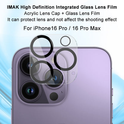 For iPhone 16 Pro / 16 Pro Max imak High Definition Integrated Glass Lens Film by imak