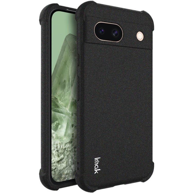 For Google Pixel 8a imak Shockproof Airbag TPU Phone Case(Matte Black) by imak