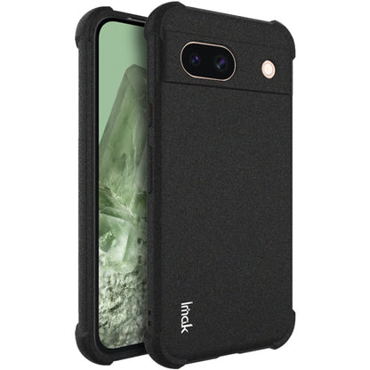 For Google Pixel 8a imak Shockproof Airbag TPU Phone Case(Matte Black) by imak