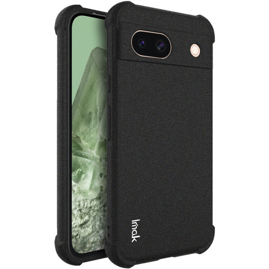 For Google Pixel 8a imak Shockproof Airbag TPU Phone Case(Matte Black) by imak