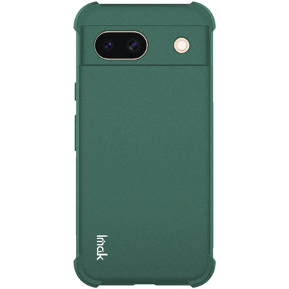 For Google Pixel 8a imak Shockproof Airbag TPU Phone Case(Matte Green) by imak
