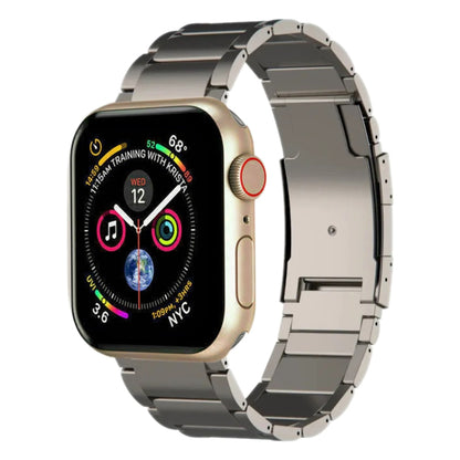 For Apple Watch SE 40mm Titanium Metal Watch Band(Titanium) by bashfashion
