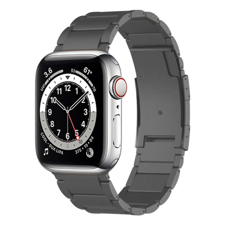 For Apple Watch Series 6 40mm Titanium Metal Watch Band(Grey) by bashfashion