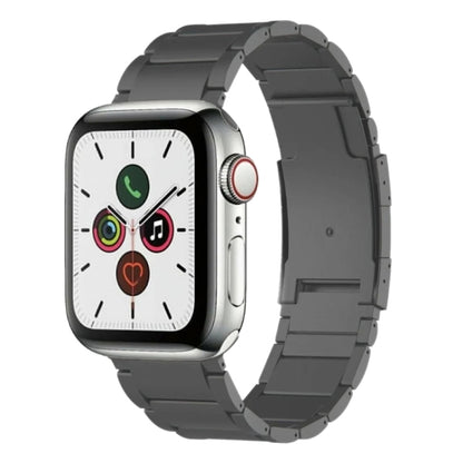 For Apple Watch Series 5 40mm Titanium Metal Watch Band(Grey) by bashfashion