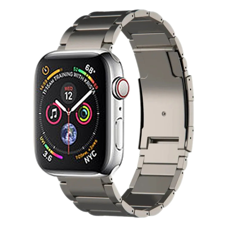 For Apple Watch Series 4 40mm Titanium Metal Watch Band(Titanium) by bashfashion