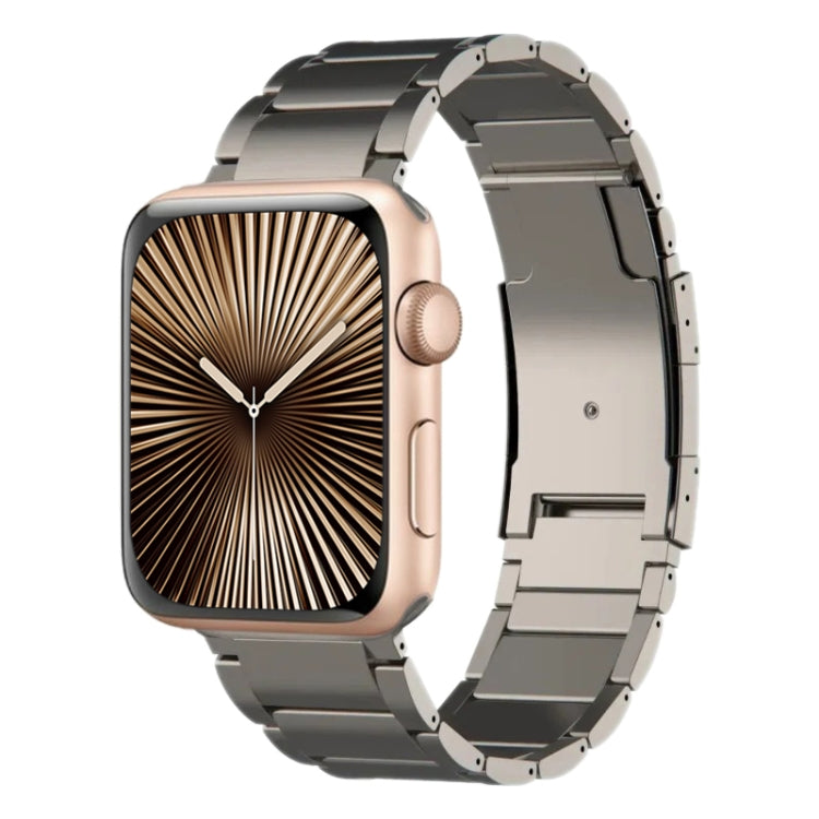 For Apple Watch Series 10 46mm Titanium Metal Watch Band(Titanium) by bashfashion