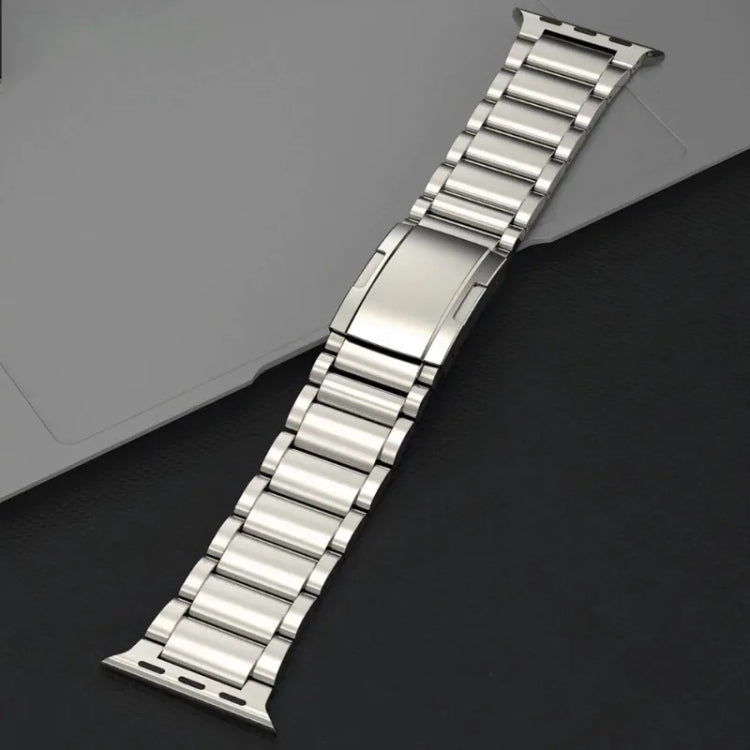 For Apple Watch Series 6 40mm Titanium Metal Watch Band(Grey) by bashfashion