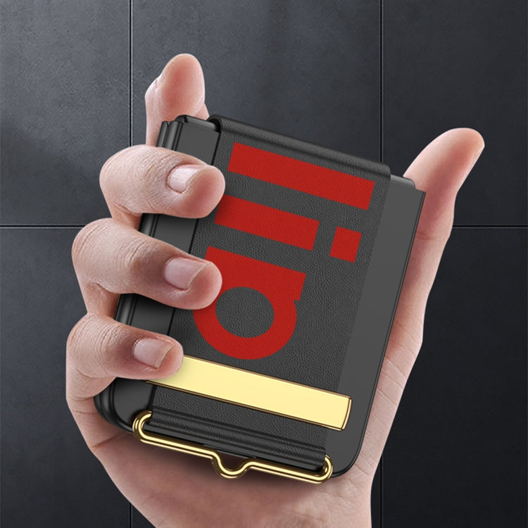 For Samsung Galaxy Z Flip6 / Flip7 FE GKK Integrated Ultra-thin Wristband Holder Phone Case(Green) by GKK