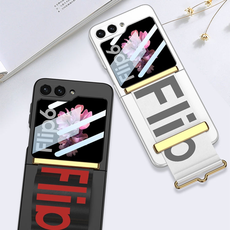 For Samsung Galaxy Z Flip6 / Flip7 FE GKK Integrated Ultra-thin Wristband Holder Phone Case(Green) by GKK