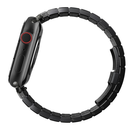 For Apple Watch Series 9 45mm Modified Oak AP Titanium Alloy Watch Band(Black) by bashfashion
