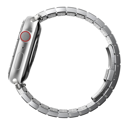 For Apple Watch Series 9 45mm Modified Oak AP Titanium Alloy Watch Band(Silver) by bashfashion