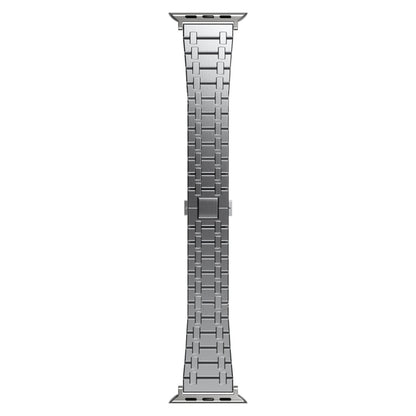 For Apple Watch Series 8 45mm Modified Oak AP Titanium Alloy Watch Band(Silver) by bashfashion