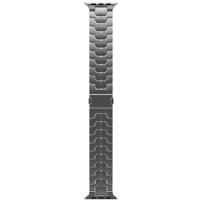 For Apple Watch Series 5 44mm Magnetic Buckle Titanium Alloy Watch Band(Grey) by bashfashion