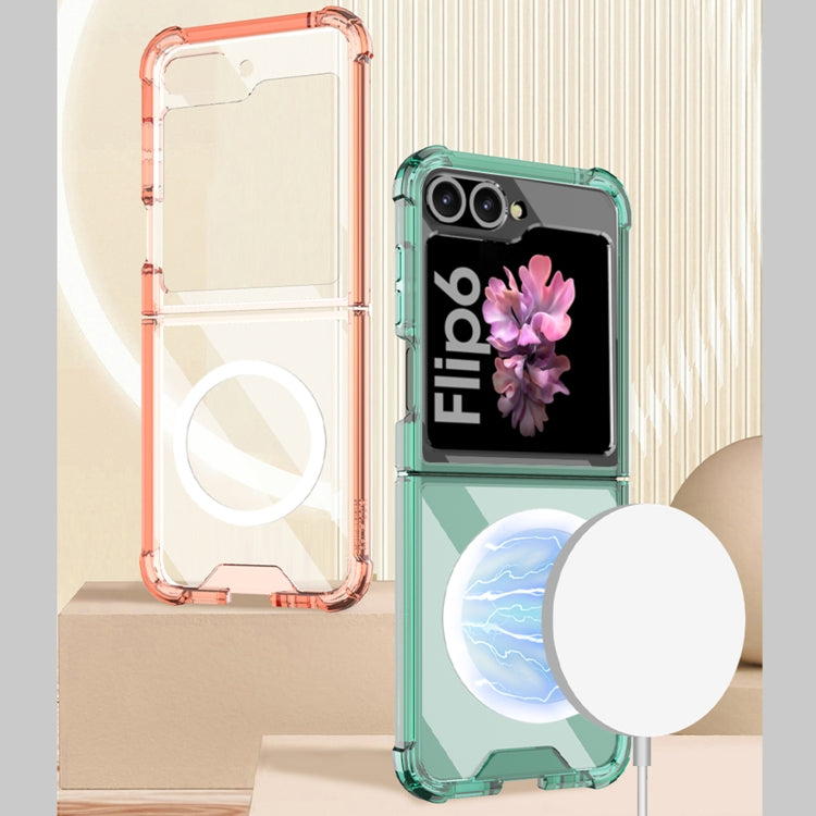 For Samsung Galaxy Z Flip6 / Flip7 FE GKK MagSafe Airbag Shockproof Phone Case(Orange) by GKK