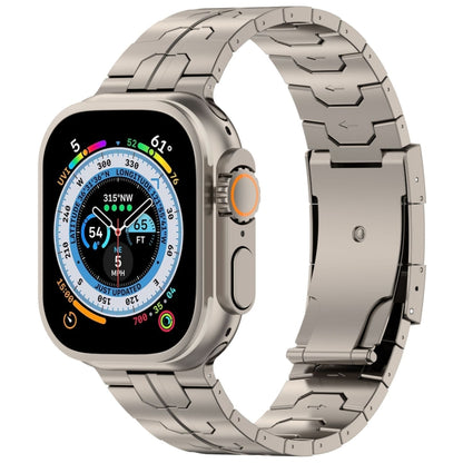 For Apple Watch Ultra 2 49mm Turtle Buckle Titanium Alloy Watch Band(Titanium) by bashfashion