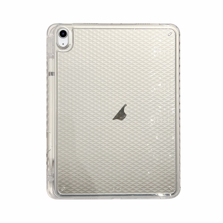 For iPad 2025 / 2022 Diamond Texture Acrylic Hybrid TPU Tablet Case(Transparent) by bashfashion