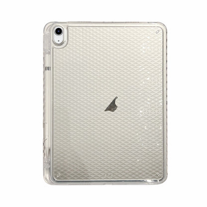 For iPad 2025 / 2022 Diamond Texture Acrylic Hybrid TPU Tablet Case(Transparent) by bashfashion