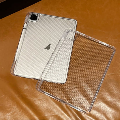 For iPad 2025 / 2022 Diamond Texture Acrylic Hybrid TPU Tablet Case(Transparent) by bashfashion