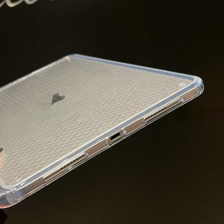 For iPad 2025 / 2022 Diamond Texture Acrylic Hybrid TPU Tablet Case(Transparent) by bashfashion