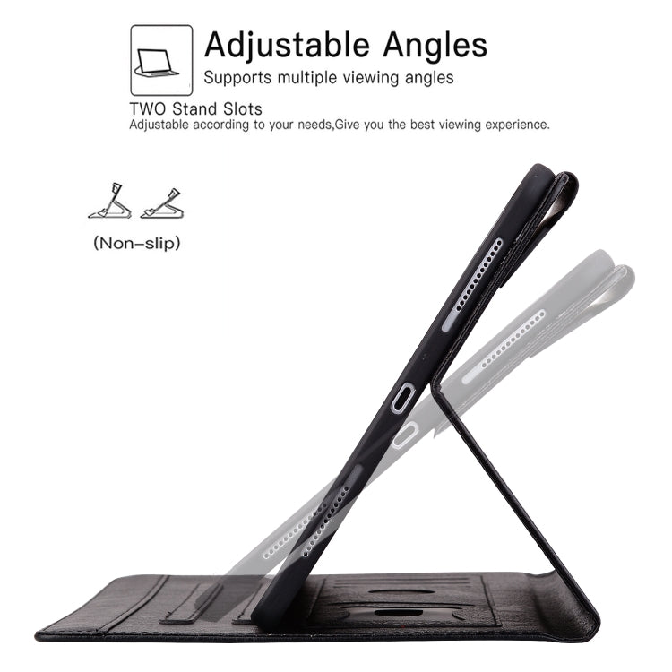 For Samsung Galaxy Tab A8 10.5 Cat Buckle Leather Smart Tablet Case(Black) by bashfashion