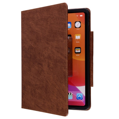 For Samsung Galaxy Tab S9+ / S8+ / S7+ Cat Buckle Leather Smart Tablet Case(Brown) by bashfashion