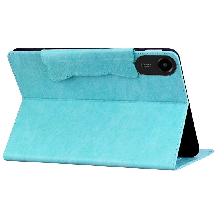 For Xiaomi Redmi Pad 2 Cat Buckle Leather Tablet Case(Sky Blue) by bashfashion