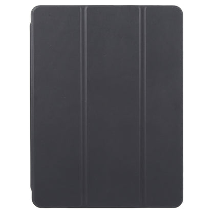 For iPad 2025 / 2022 GEBEI Acrylic TPU 3-folding Rotating Smart Tablet Leather Case withh Pen Slot(Black) by GEBEI