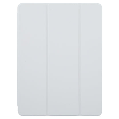 For iPad Pro 11 2025 / 2024 GEBEI Acrylic TPU 3-folding Rotating Smart Tablet Leather Case withh Pen Slot(Grey) by GEBEI