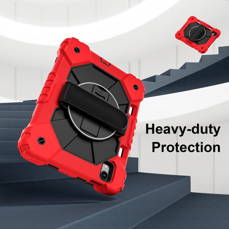 For iPad mini 2024 / mini 6 Contrast Color Robot Silicone Hybrid PC Tablet Case(Red Black) by bashfashion