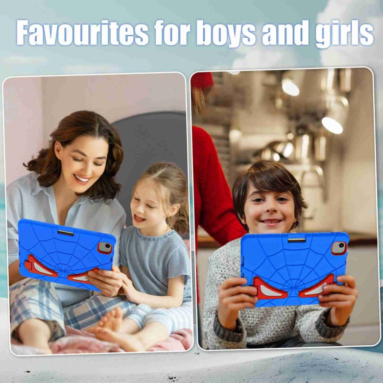 For iPad Air 11 2025 / 2024 Silicone + PC Shockproof Protective Tablet Case(Blue Red) by bashfashion
