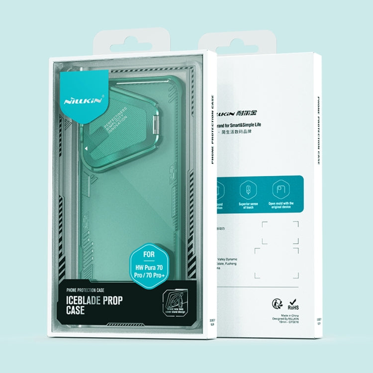 For Huawei Pura 70 Pro / 70 Pro+ NILLKIN Ice Sky Prop Series Phone Case(Green) by NILLKIN