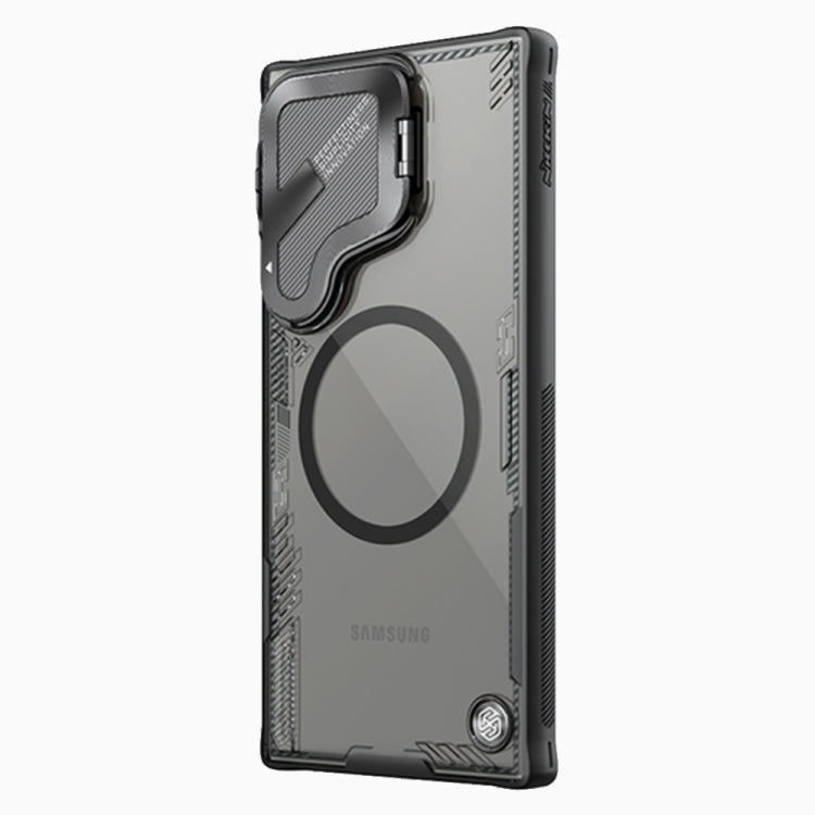 For Samsung Galaxy S24 Ultra 5G NILLKIN Ice Air Prop Series MagSafe Magnetic Cover Version Phone Case(Black) by NILLKIN