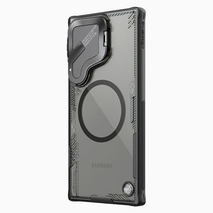 For Samsung Galaxy S24 Ultra 5G NILLKIN Ice Air Prop Series MagSafe Magnetic Cover Version Phone Case(Black) by NILLKIN