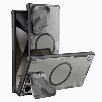 For Samsung Galaxy S24 Ultra 5G NILLKIN Ice Air Prop Series MagSafe Magnetic Cover Version Phone Case(Black) by NILLKIN