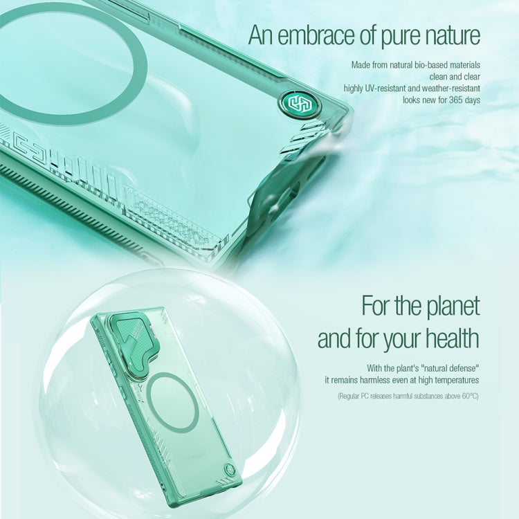 For Samsung Galaxy S24 Ultra 5G NILLKIN Ice Air Prop Series MagSafe Magnetic Cover Version Phone Case(Black) by NILLKIN