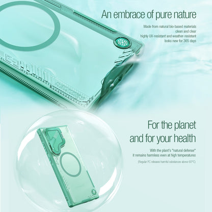 For Samsung Galaxy S24 Ultra 5G NILLKIN Ice Air Prop Series MagSafe Magnetic Cover Version Phone Case(Black) by NILLKIN