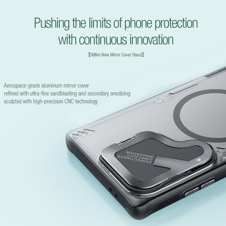 For Samsung Galaxy S24 Ultra 5G NILLKIN Ice Air Prop Series MagSafe Magnetic Cover Version Phone Case(Black) by NILLKIN