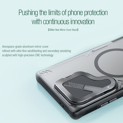 For Samsung Galaxy S24 Ultra 5G NILLKIN Ice Air Prop Series MagSafe Magnetic Cover Version Phone Case(Black) by NILLKIN