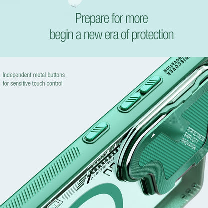 For Samsung Galaxy S24 Ultra 5G NILLKIN Ice Air Prop Series MagSafe Magnetic Cover Version Phone Case(Black) by NILLKIN