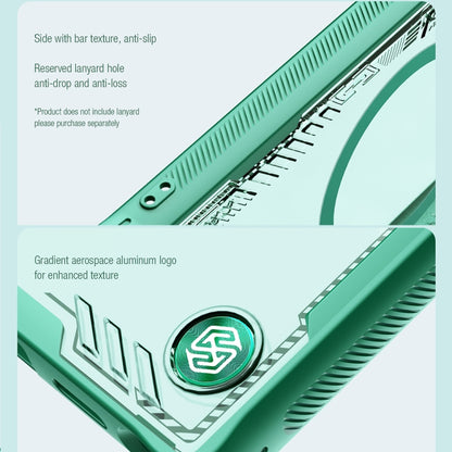 For Samsung Galaxy S24 Ultra 5G NILLKIN Ice Air Prop Series MagSafe Magnetic Cover Version Phone Case(Black) by NILLKIN