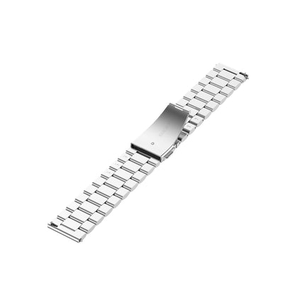 For Galaxy Watch 3 45mm 3-Beads Stainless Steel Watch Band with Screwdriver & Ears, Size: 22mm(Silver) by bashfashion