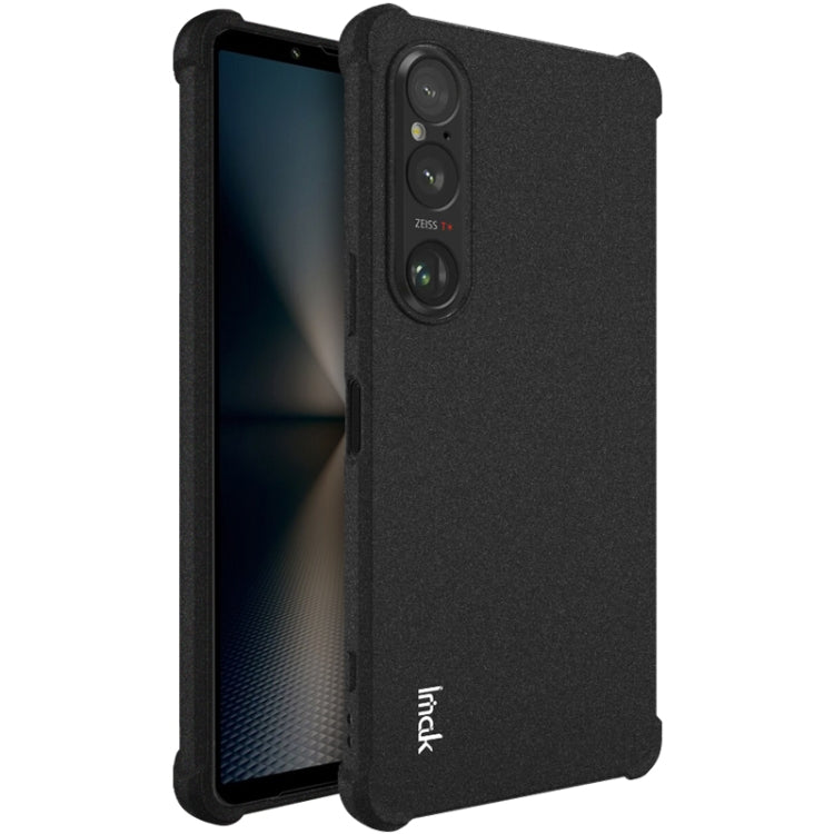 For Sony Xperia 1 VI imak Shockproof Airbag TPU Phone Case(Matte Black) by imak