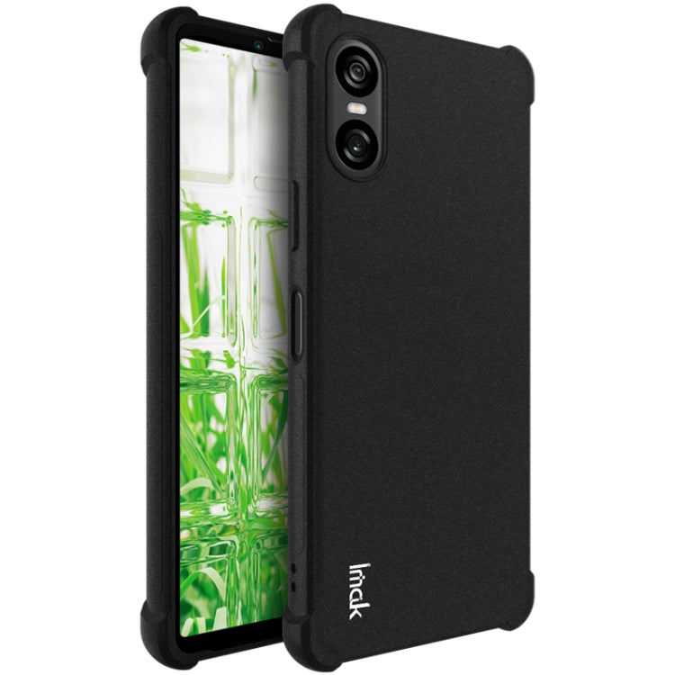 For Sony Xperia 10 VI imak Shockproof Airbag TPU Phone Case(Matte Black) by imak