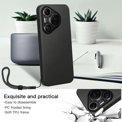 For Huawei Pura 70 ViLi TC Series Kevlar Carbon Fiber Texture Phone Case(Black) by ViLi