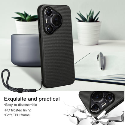For Huawei Pura 70 Pro / 70 Pro+ ViLi TC Series Kevlar Carbon Fiber Texture Phone Case(Black) by ViLi